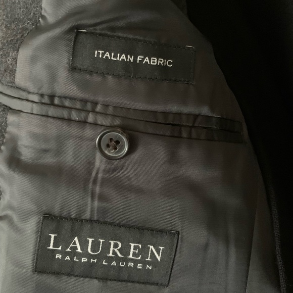 Ralph lauren men’s charcoal color coat , Italian fabrics. - Picture 3 of 3